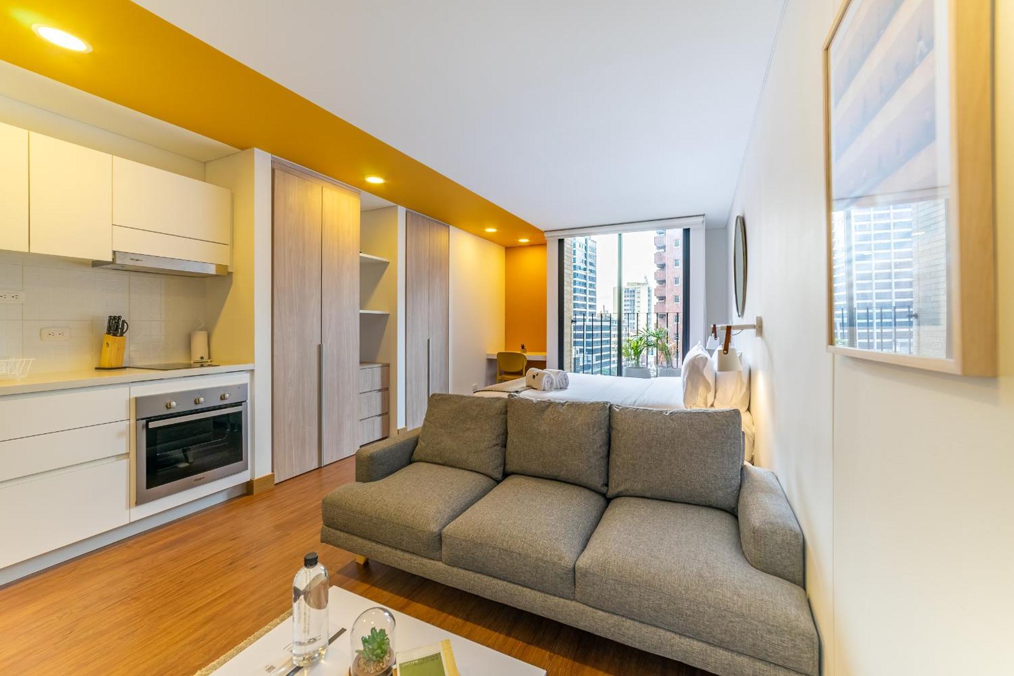 Bright 1br In Centro Internacional Bogotá